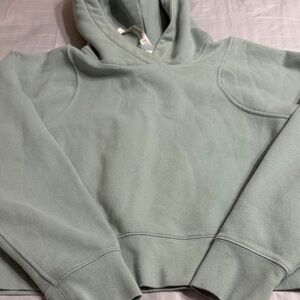 Lululemon Athletica Light Green/ Mint  Crop Hoodie